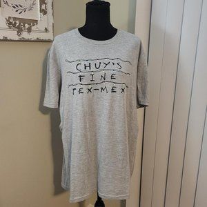 "Chuy's Fine Tex-Mex" Christmas Lights T Shirt - Size L